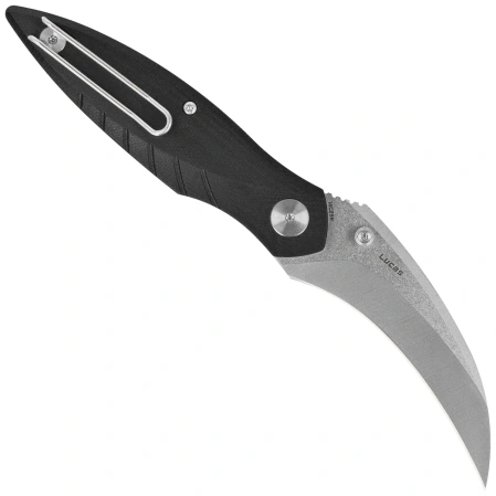 Bestech Mantidae Black G10, Satin/Stonewashed 14C28N by Lucas (BG60A)