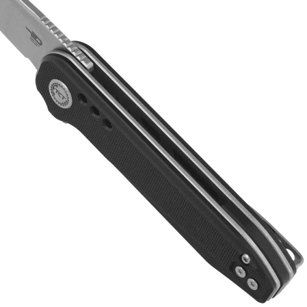 Nóż składany Bestech Syntax Black Micarta, Stonewashed/Satin 14C28N by Todd Knife and Tool (BG40D)