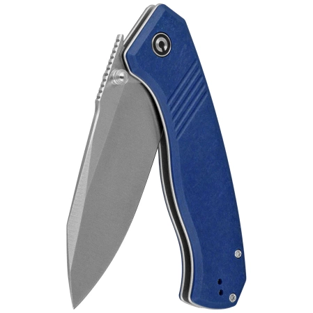 Civivi Placoid Blue Shredded G10 Knife, Satin 14C28N (C23079-2)