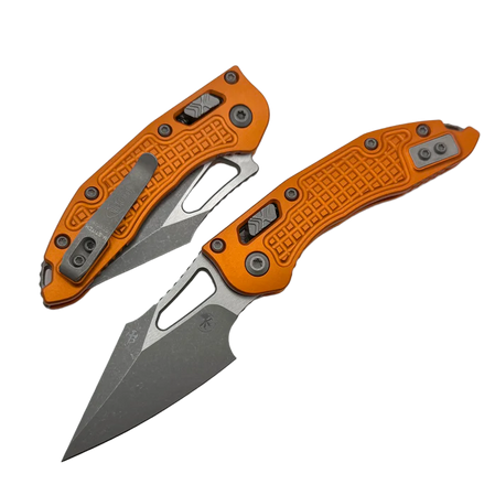 Microtech M-Stitch Ram-Lok S/E Knife Orange Frag Aluminium, Apocalyptic M390MK by Borka Blades and Tony Marfione (169MRL-10APFROR)