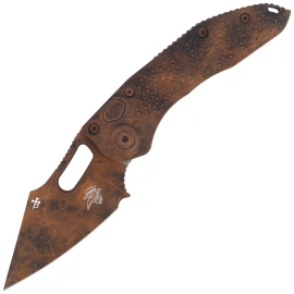 Nóż automatyczny Microtech Stitch-A S/E Signature Plague Outbreak Aluminium, Plague Outbreak M390 by Borka Blades and Tony Marfione (169-1PLOBS)