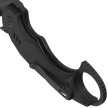 Kubey Jaw Knife Black G10, Blackwashed 14C28N by MUZI Design (KU440F)