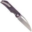 Bestech Taipan Knife Purple/Black Titanium, Hand Rubbed Satin MagnaCut by James Lowe (BT2503H)