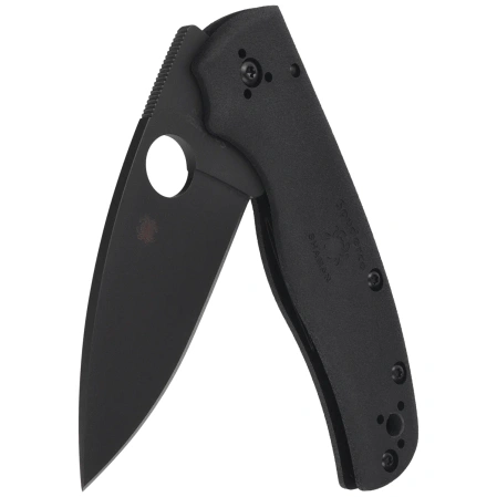 Nóż składany Spyderco Shaman Lightweight Black FRN, Black DLC CTS BD1N by Sal Glesser (C229PBBK)