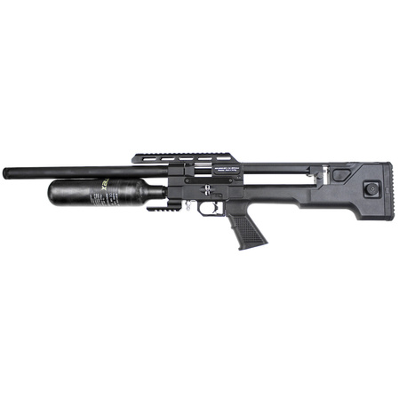 Reximex Throne Gen 2 Carbon 5.5mm PCP Air Rifle wwith Regulator and Sound Moderator
