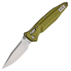 Microtech Socom Delta Ram-Lok S/E-M Knife OD Green Aluminum, Stonewashed M390MK (159RL-10OD)