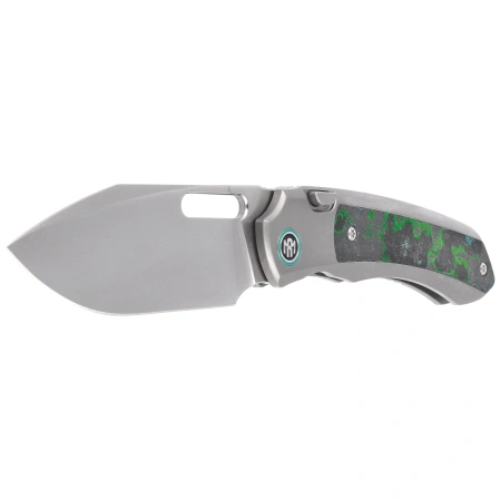 Nóż składany Remette Orca Gray Titanium/Kelp Bed CamoCarbon, Pearlescent M390 (ORCAKD)
