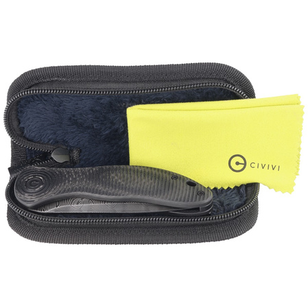 Nóż składany Civivi Synergy3 Black G10 / Twill Carbon Fiber, Black Damascus by Jim O'Young (C20075D-DS1)