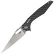 Bestech Malware Grey Titanium/Carbon Fiber, Stonewashed/Satin CPM S35VN by Todd Knife and Tool (BT1902C)