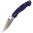 Nóż składany Spyderco Military Dark Blue G10, Satin CPM S110V by Sal Glesser (C36GPDBL)
