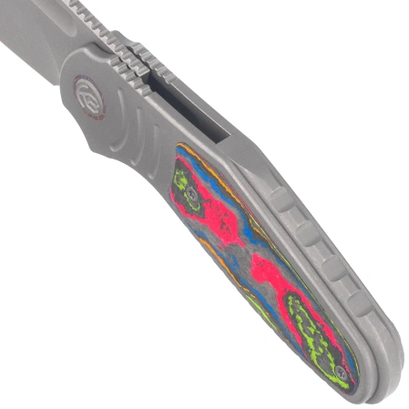 Kubey KB Knives Stroller Gray Titanium/Damtanium CamoCarbon, Darkwashed CPM 20CV by Utilizator (KB384B)