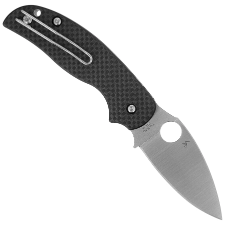 Nóż składany Spyderco Sage 6 Black Carbon Fiber/G10, Satin CPM S30V by Sal Glesser (C123CFBCLP)