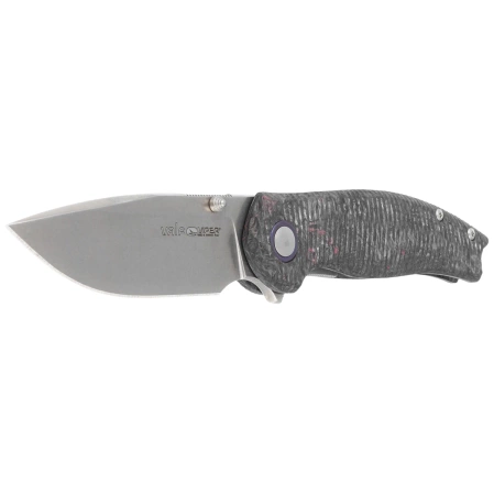 Viper Vale Dark Matter Purple Fat Carbon, Stonewashed MagnaCut by Jesper Voxnæs Knife (V6006FCP)