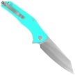 Nóż składany Kubey Flash KU158M, Light Blue G10, Satin San Mai M2