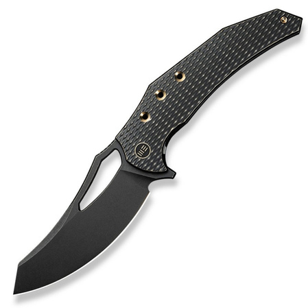 Nóż składany WE Knife Epaulette Black Titanium, Black Stonewashed M390 by Gavko Knives (WE24024-1)