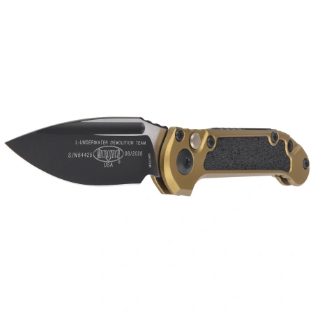 Nóż automatyczny Microtech LUDT Gen III S/E Tan Aluminium, Black M390MK by Tony Marfione (1135-1TA)