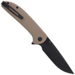 Nóż składany CIVIVI Badlands Vagabond Tan FRN, Black Stonewashed (C2019A)