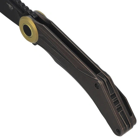 Nóż składany Bestech Seraph Black Bronze Titanium, Black Stonewashed M390 by Kombou (BT2403E)