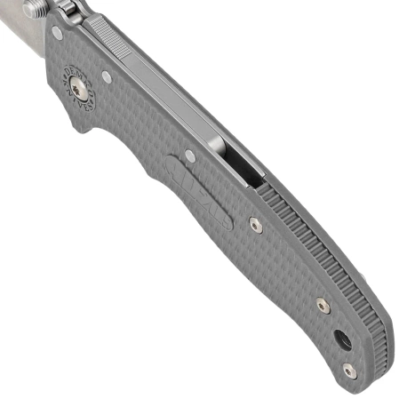 Demko AD20.5 SF Knife Grey Grivory, Stonewashed AUS10A by Andrew Demko (AD20.5-10A-GREY GRIVORY-SF)