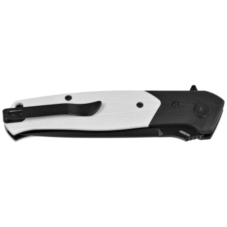 Nóż składany Bestech Swordfish Black/White G10, Black PVD 14C28N (BG62A)