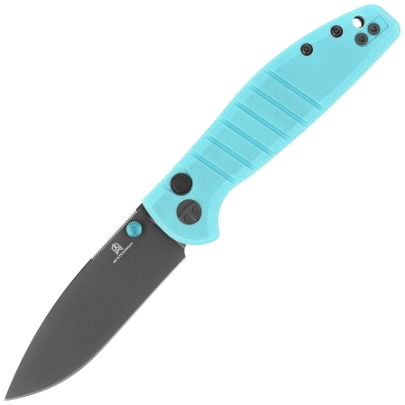 Bestechman Goodboy Jr. Knife Blue G10, Grey PVD D2 by Keanu Alfaro (BMK10D)