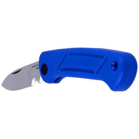 MAC B05E Electrician Knife Blue FRN, Satin W 1.4028