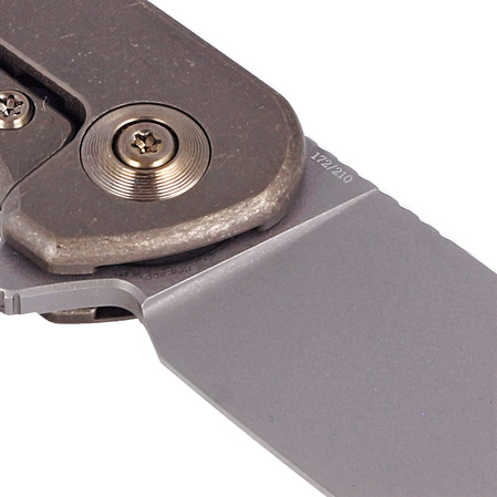 WE Knife Shakan LE No 172/210 Bronze Titanium, Gray Stonewashed CPM 20CV (WE20052B-2)