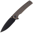 Nóż składany WeKnife Subjugator Bronze Titanium, Black Stonewashed CPM 20CV (WE21014C-4)