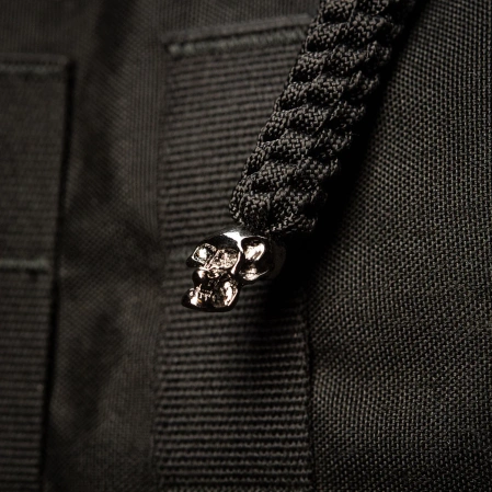 Przywieszka do noża M-Tac Helix Skull Black paracord (TMLHS-BK)