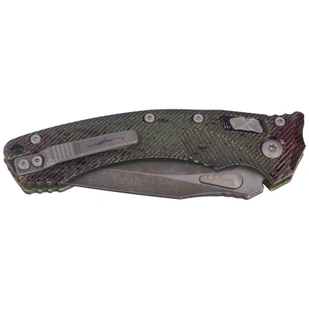 Microtech Amphibian Ram-Lok S/E Knife Outbreak Fluted Aluminium, Outbreak P/S M390MK by Tony Marfione (137RL-2FLOBS)