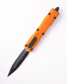 Nóż automatyczny OTF Microtech Dirac Delta D/E Orange Tangerine Aluminium, Black by Tony Marfione (227-1OT)