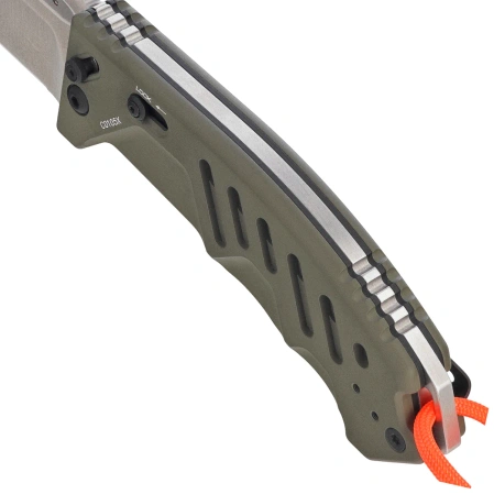 Extrema Ratio RAO C Outdoor Knife Ceracote Green Aluminum, Satin N690 (04.1000.0176/SAT)