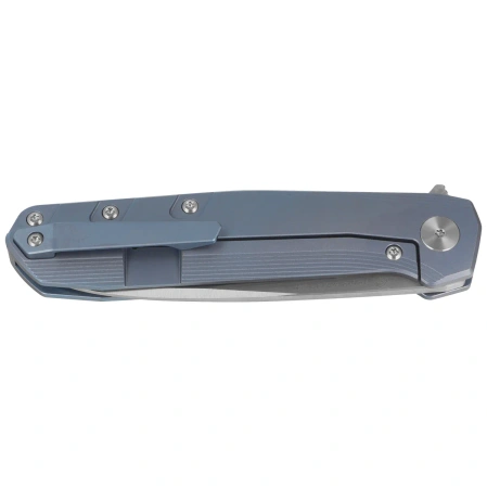 Nóż składany Bestech 9 Blue Titanium, Satin by hand M390 by BrrKnives (BT2408C)