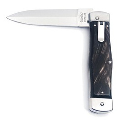Mikov Predator Buffalo Horn Spring Knife (MIK-241-NR-1/N)