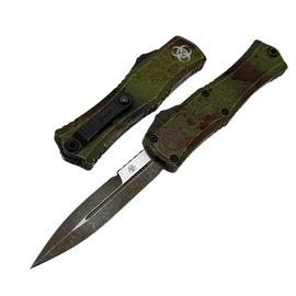Microtech Hera II Mini Bayonet Signature OTF Knife Outbreak Aluminium, Outbreak M390MK by Tony and Sean Marfione (1701M-1OBDS)