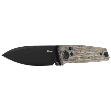Reate PL-6 Green / Black Micarta, Black PVD Nitro-V (PL-6 GRBKM PVD)