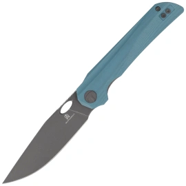 Bestechman Smuga Knife Grey G10, Grey PVD Stonewashed AEB-L by Kombou (BMK22C)