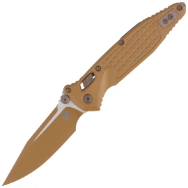 Microtech Socom Ram-Lok S/P-M Knife Cerakote RAL-8000 Frag Aluminum, Cerakote RAL-8000 M390MK by Tony Marfione (160RL-1FRCRA-Z23)
