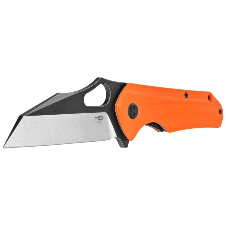 Bestech Operator Knife Orange G10, Satin/Black D2 (BG36D)