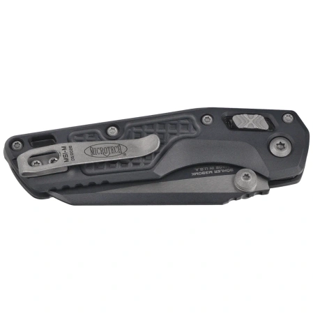 Microtech MSI Mini Ram-Lok S/E Knife Ceracote Sniper Gray Frag Aluminum, Ceracote Sniper Gray M390MK by Tony Marfione (210M-1FRCSG-Z13)