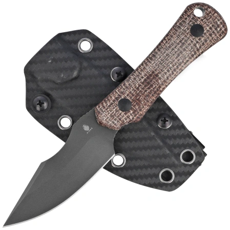 Nóż Kizer Bone Brown Norplex UltreX Micarta, Matte DLC Ultra 3V by Maverick Customs (1122A1)