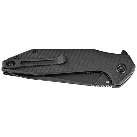 Nóż składany Kubey Nova LL KU117B Black G10, Black Stonewashed D2
