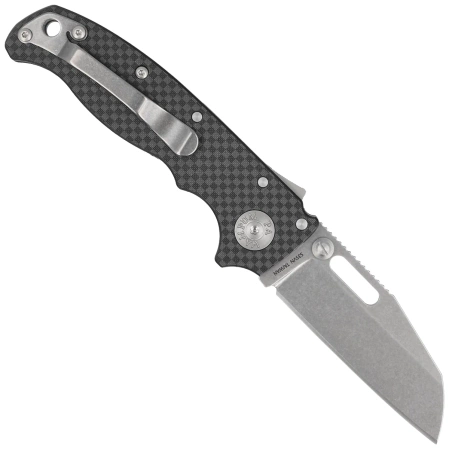 Nóż składany Demko AD20.5 Shark Foot Carbon Fiber, Stonewashed CPM S35VN by Andrew Demko (205-S35-SFCF)