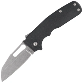 Nóż składany Demko Shark Cub Shark Foot Black GRN, Stonewashed AUS10A by Andrew Demko (SC-10A-GRNBLK-SS)