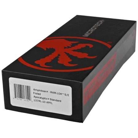 Nóż składany Microtech Amphibian Ram-Lok S/E Black Fluted Aluminum , Apocalyptic M390MK by Tony Marfione (137RL-10APFL)