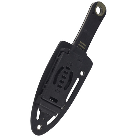 Kizer Hidden Agenda Knife Black-Green G10, Satin AEB-L by Justin Lundquist (1083A2)