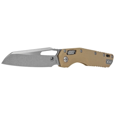 Microtech MSI S/E Knife Tan Fluted G10, Stonewashed M390MK by Tony Marfione (210-10FLGTTA)