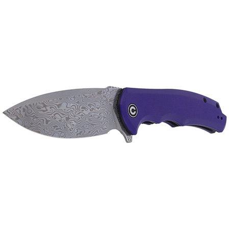 Civivi Knife Praxis Purple G10, Damascus (C803DS-2)