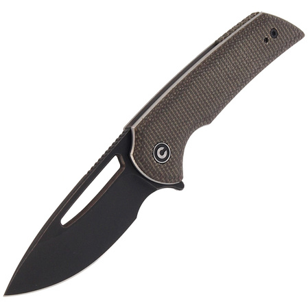 Nóż składany CIVIVI Odium Dark Green Micarta, Black Stonewashed (C2010G)