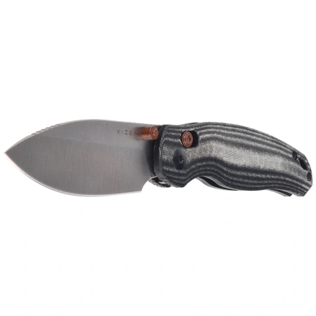 Nóż składany Kizer Phoca CD Black Norplex UltreX Micarta, Satin 14C28N (V3781CDA1)